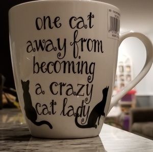 Crazy cat lady coffee mug